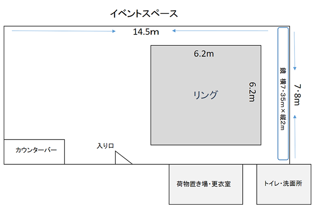 イベントスペース見取図